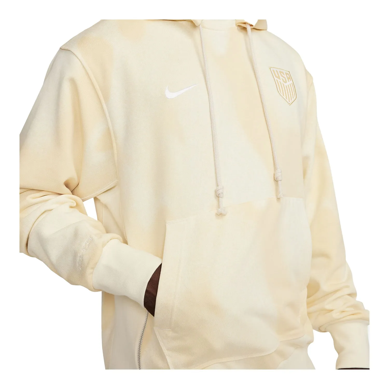 Men's Nike USA Dri-FIT Standard Issue Yellow Hoodie