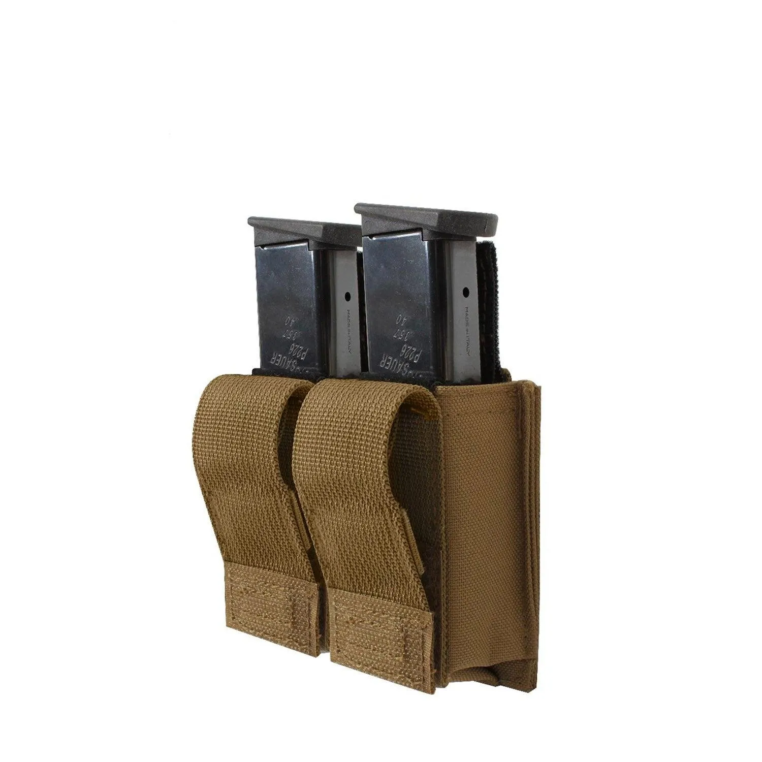 MOLLE Double Pistol Mag Pouch With Insert