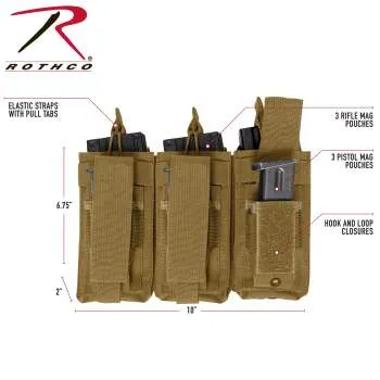 MOLLE Triple Mag Pouch