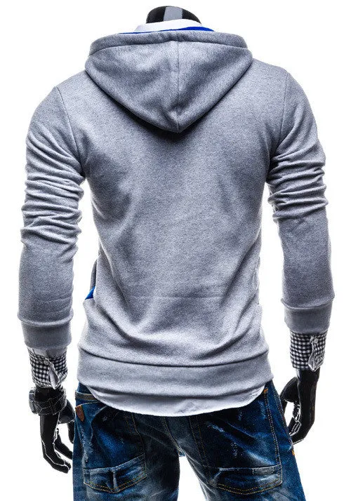 New hot men sweatshirt hoodies zipper design mens sport jacket hoody coat