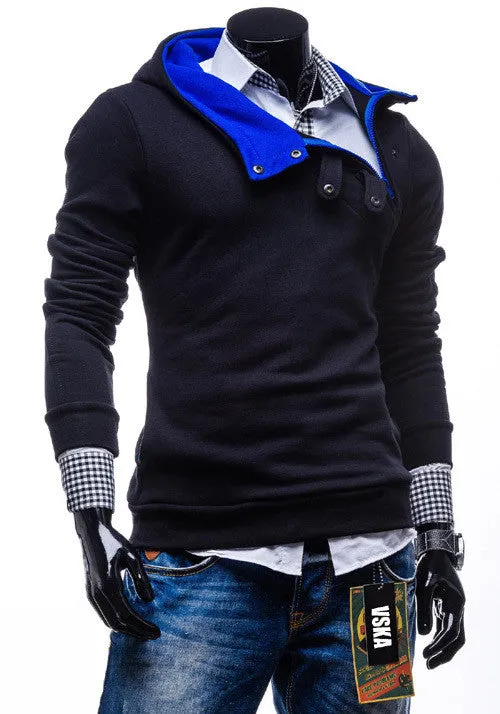 New hot men sweatshirt hoodies zipper design mens sport jacket hoody coat