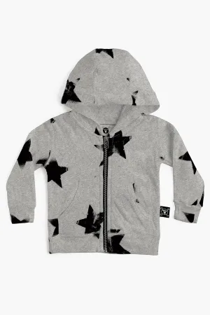 Nununu Soft Faded Star Zip Baby Hoodie