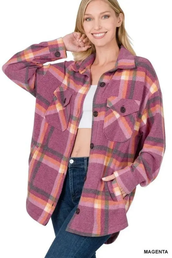 Oversize Plaid Shacket