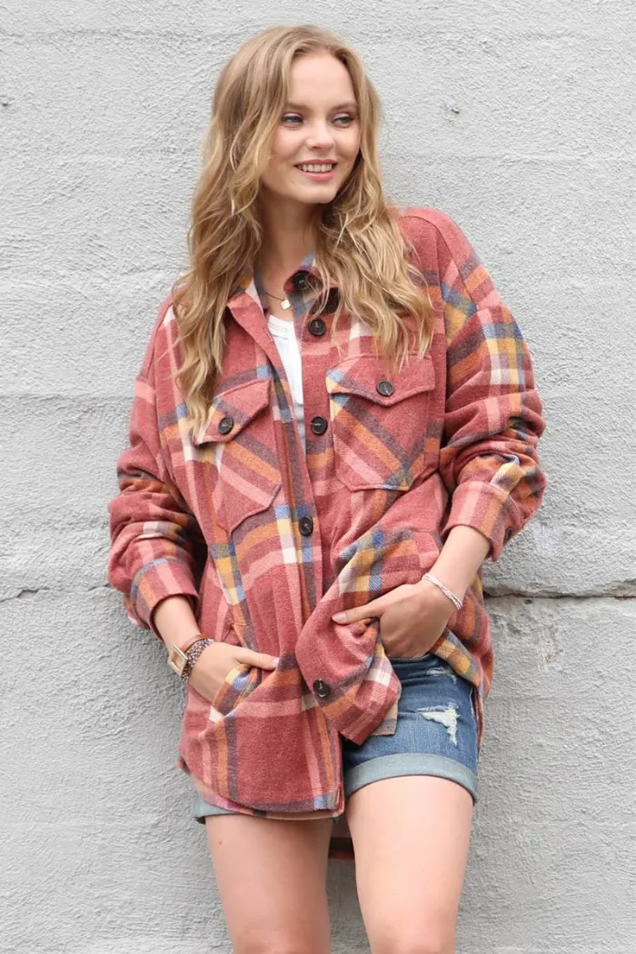 Oversize Plaid Shacket