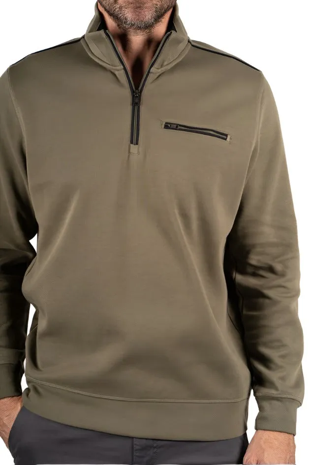 Pre End Mens Jimmy 1/4 Zip Sweatshirt Light Arm