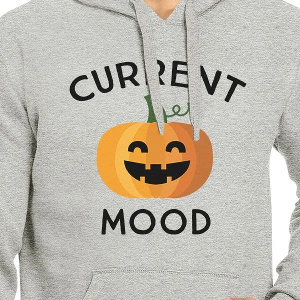 Pumpkin Current Mood Grey Hoodie