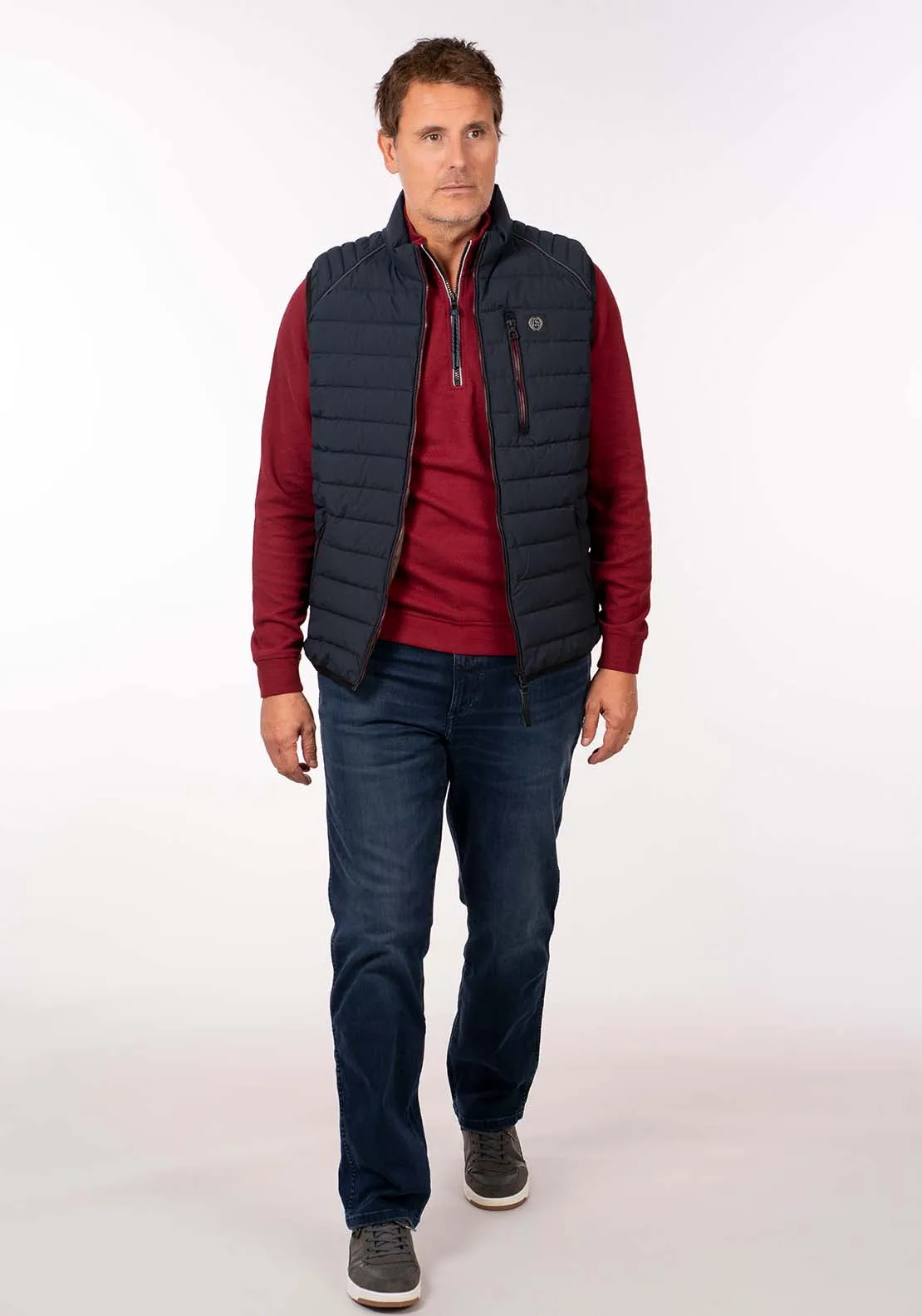 Quilted Gilet - Blue Knight