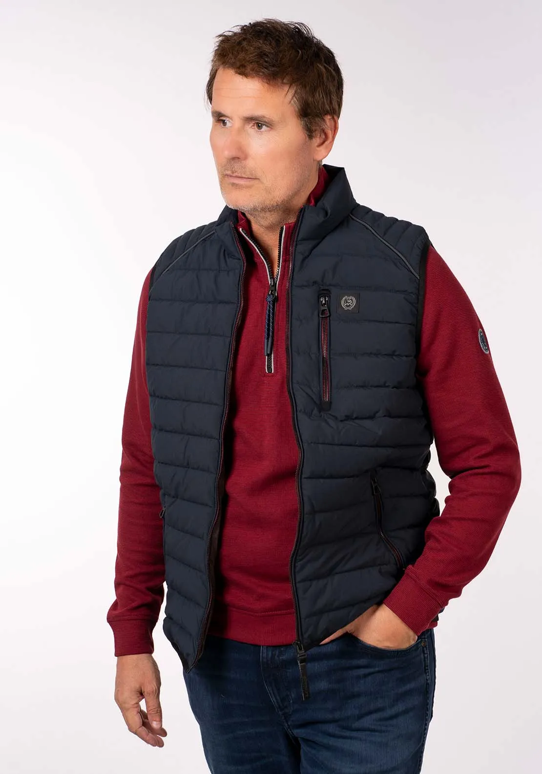 Quilted Gilet - Blue Knight