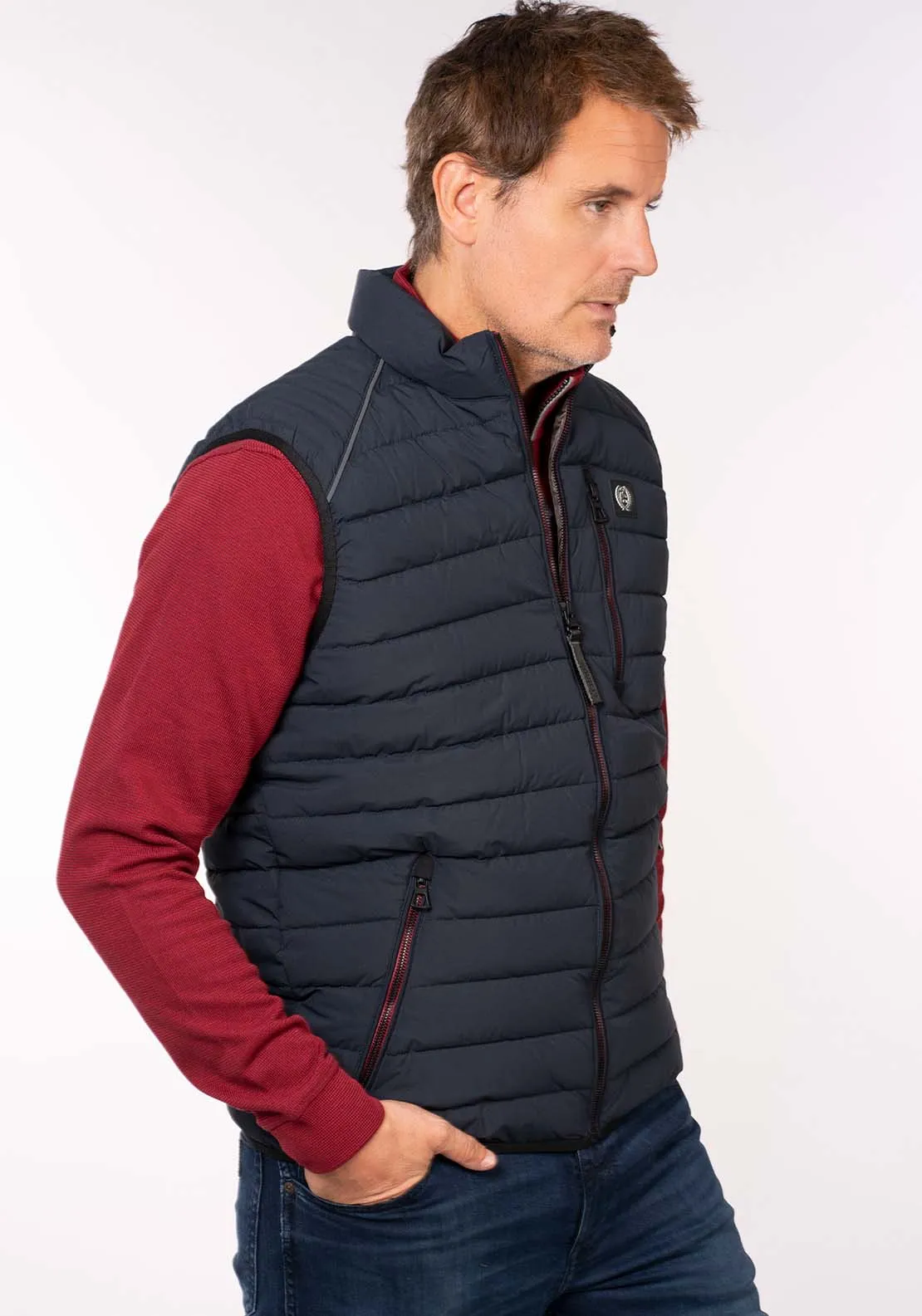 Quilted Gilet - Blue Knight