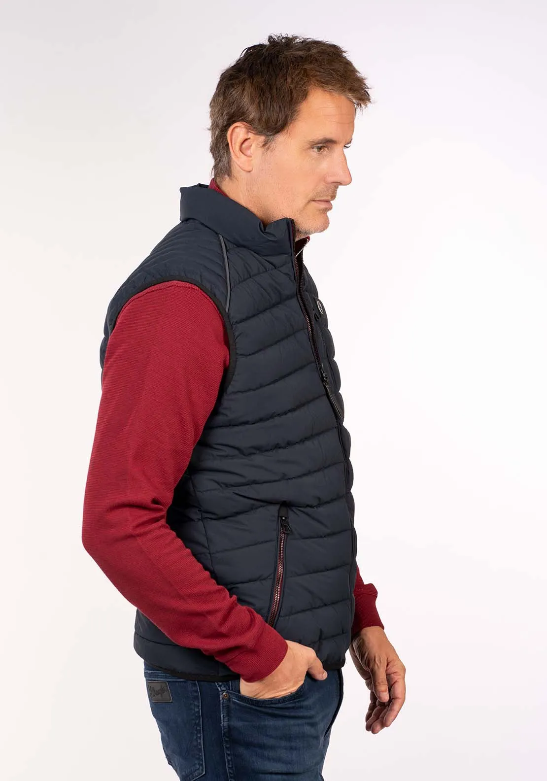 Quilted Gilet - Blue Knight