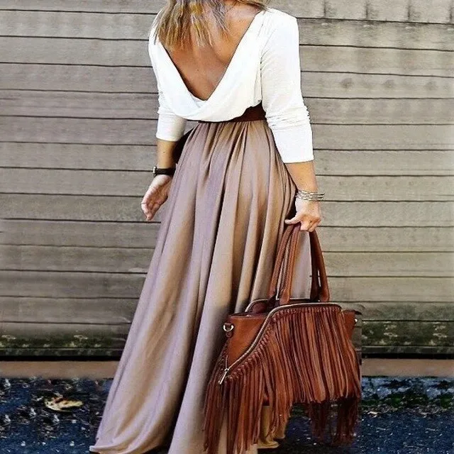 Retro Long Skirt