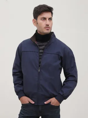 REVERSIBLE JACKET FULL SLEEVE NAVY