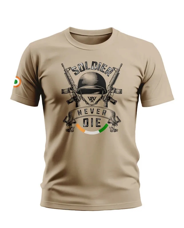 Soldier Never Die Soft Cotton T-shirt