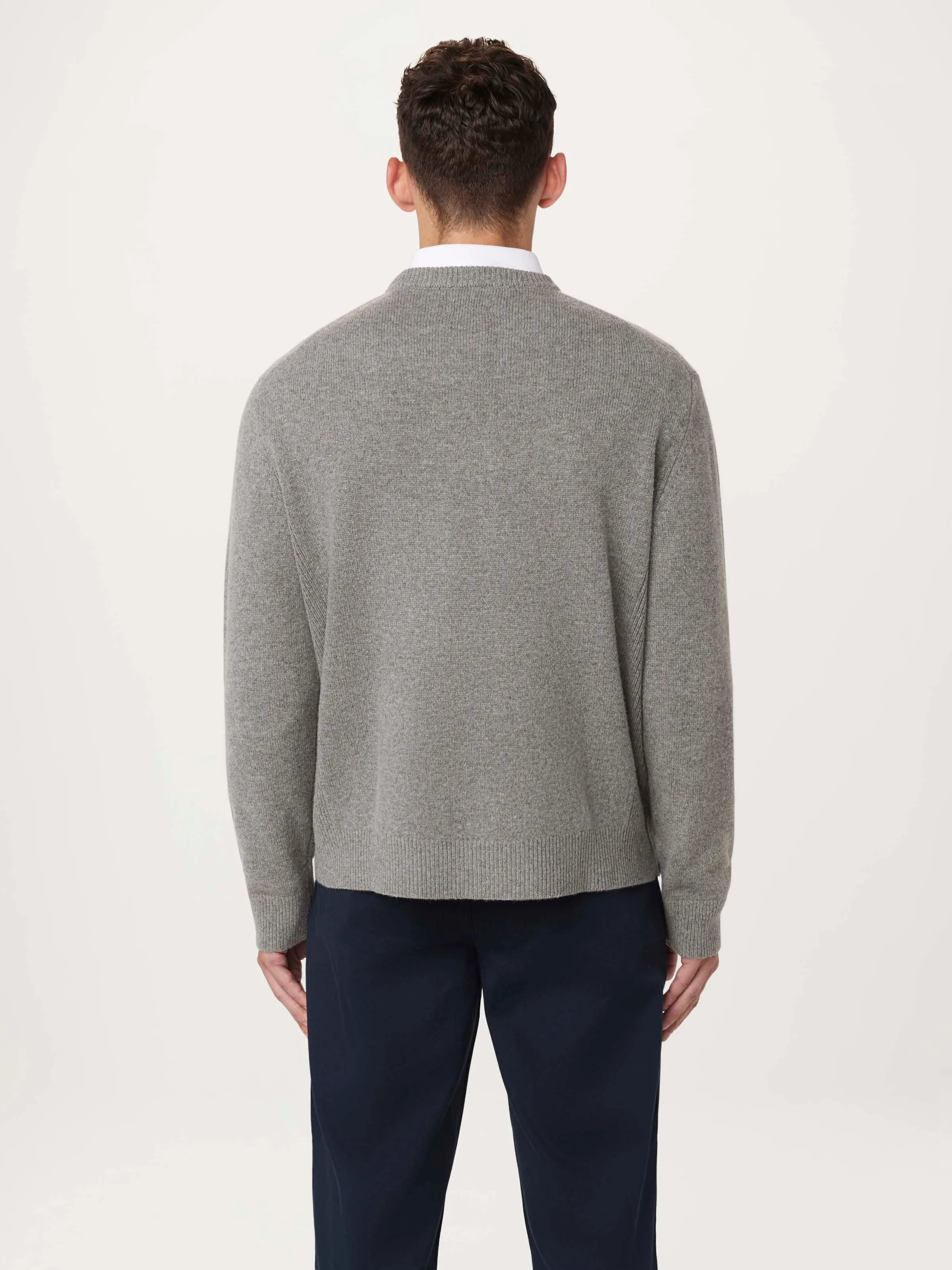 The Lambswool Sweater in Grey