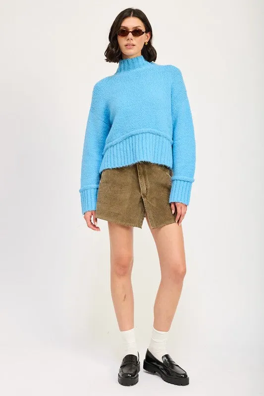 TURTLE NECK BODY SWEATER