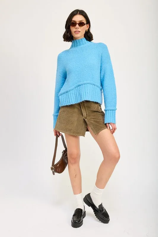 TURTLE NECK BODY SWEATER