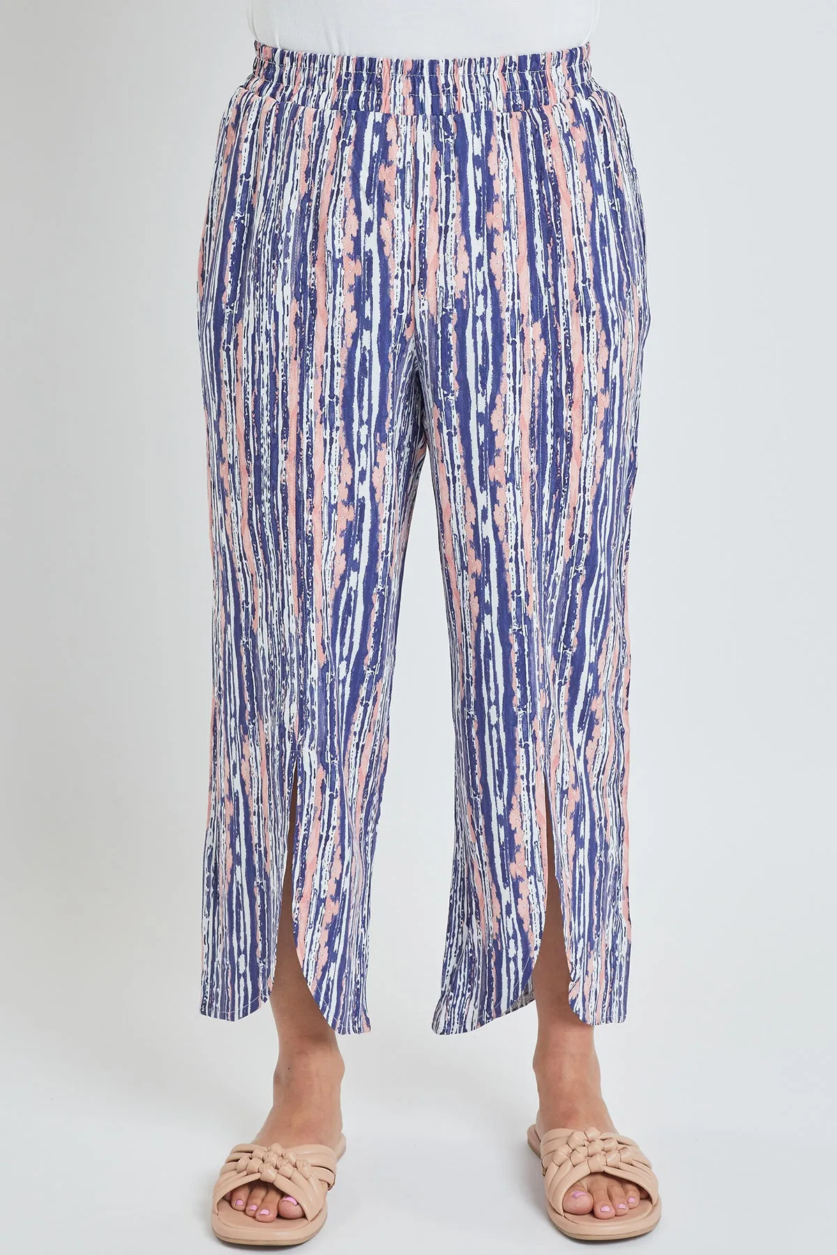 Women´s  Linen Lounge Pants with Front Slit