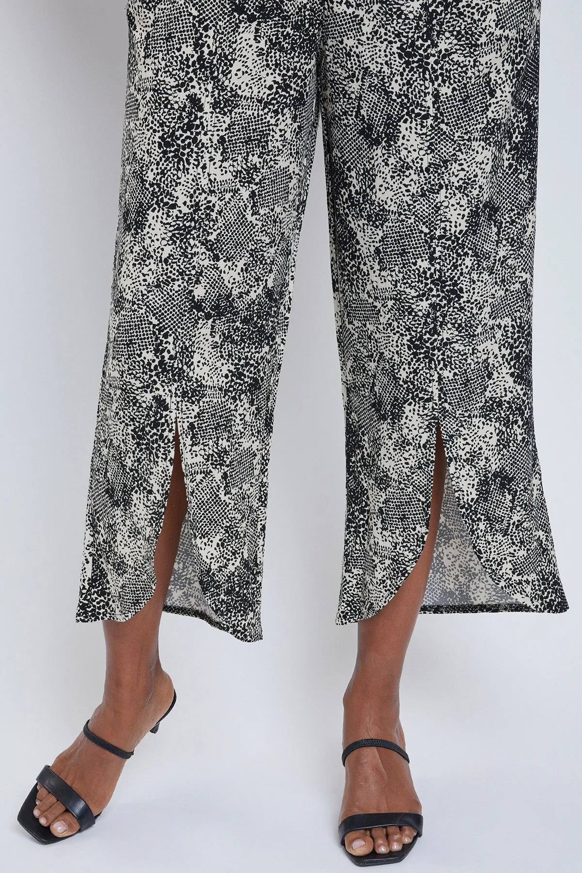 Women´s  Linen Lounge Pants with Front Slit