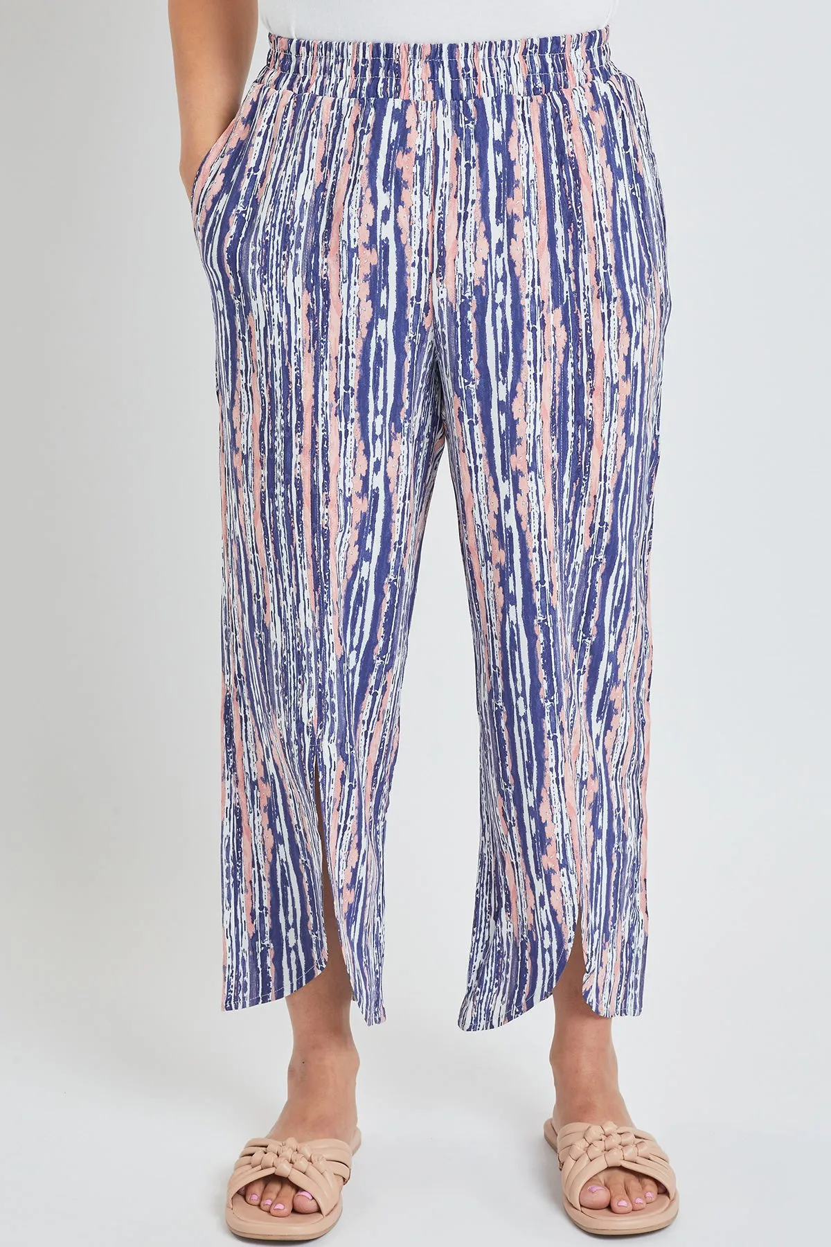 Women´s  Linen Lounge Pants with Front Slit